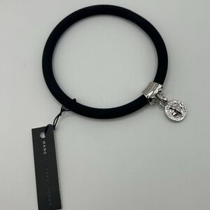 NWT Marc by Marc Jacobs Black Rubber Silicone Bracelet